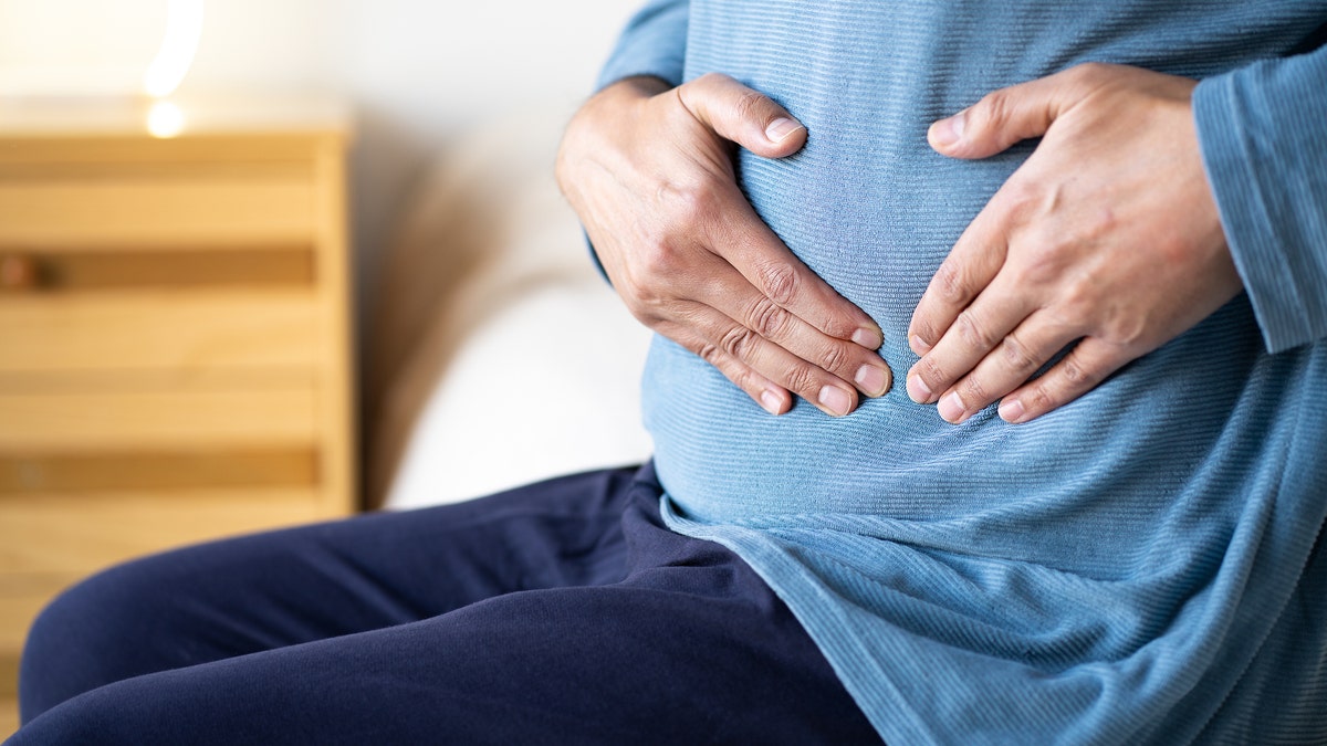 Man's belly pain