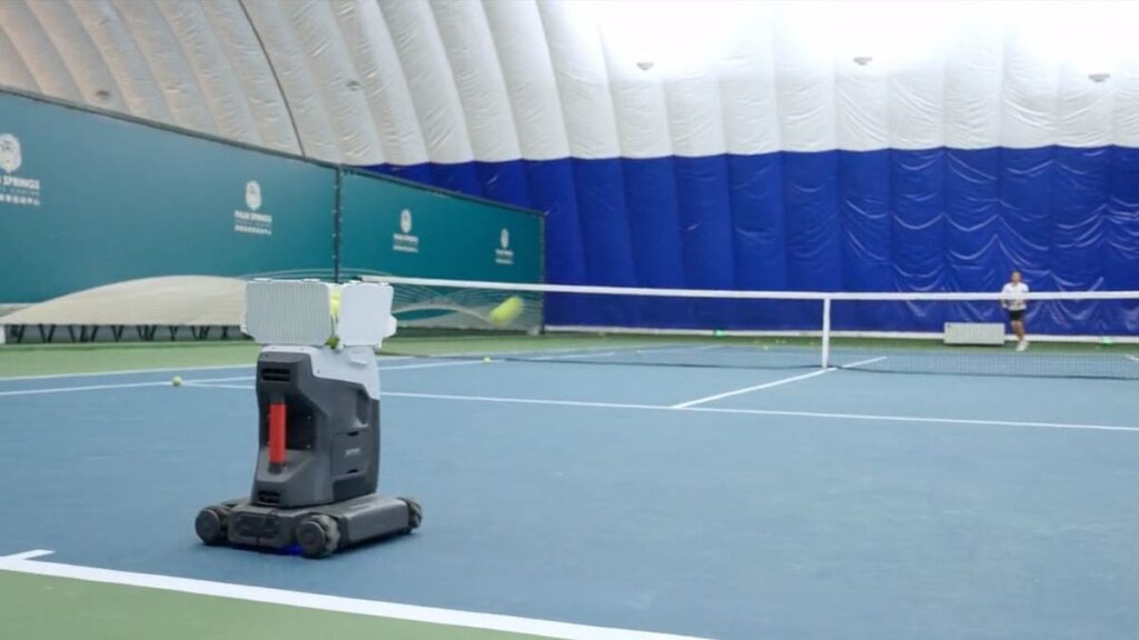 Ai Tennis Robot Coach brings vocational training to players