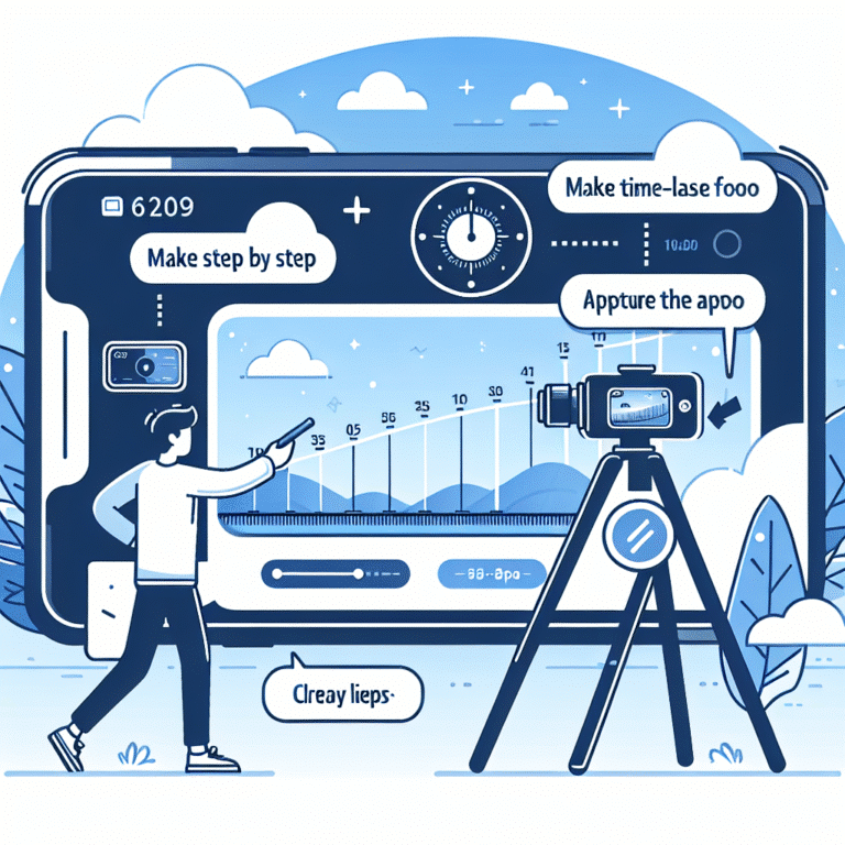 como fazer time-lapse com celular