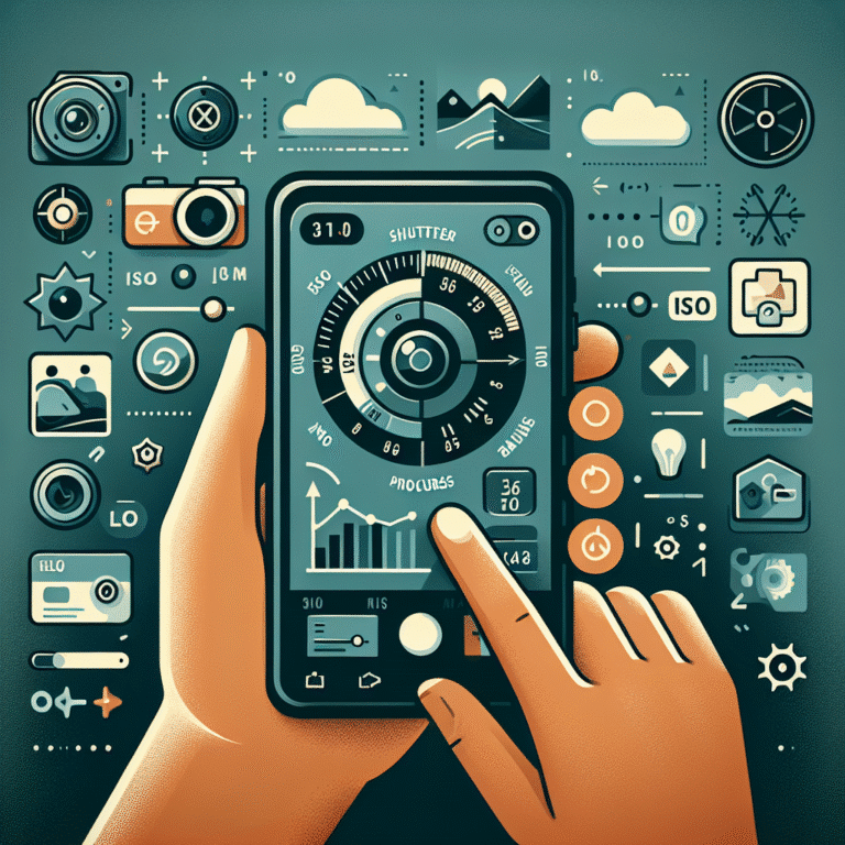 como usar o modo manual do smartphone