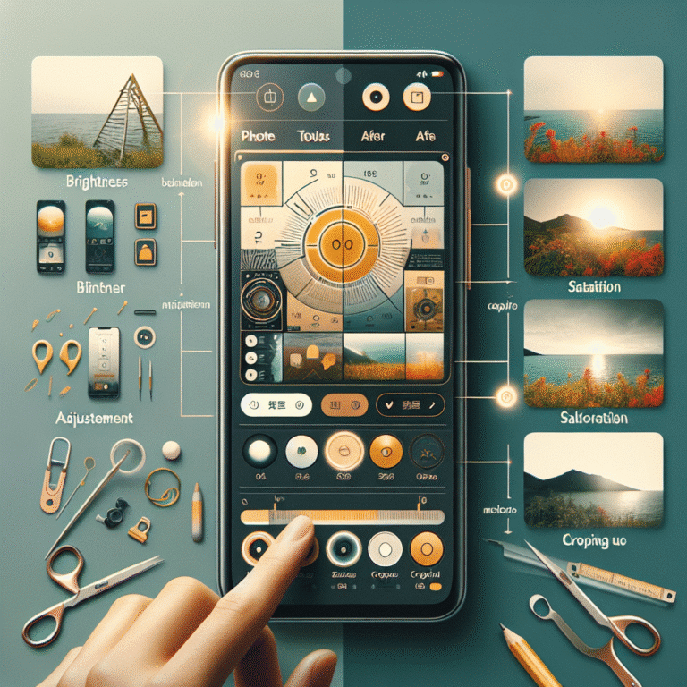 tutorial de edição de fotos no celular
