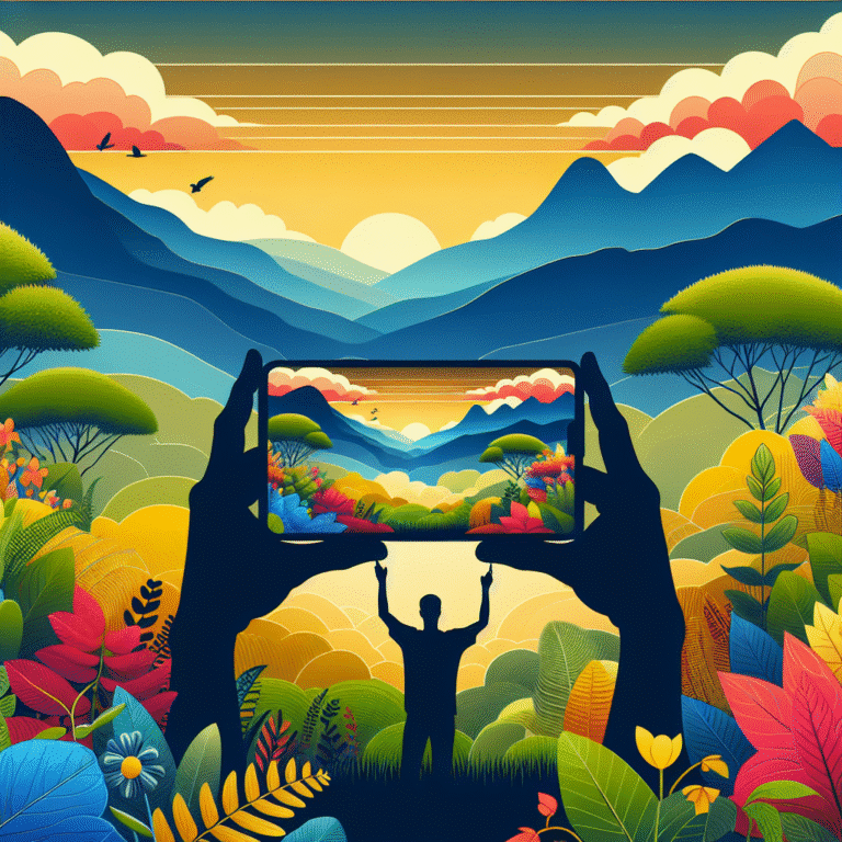 como capturar paisagens com smartphone