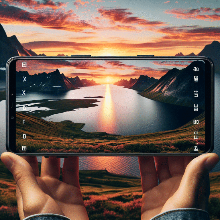 como capturar paisagens deslumbrantes com smartphone