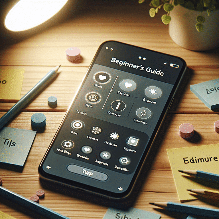 edição de fotos no celular: um guia para iniciantes