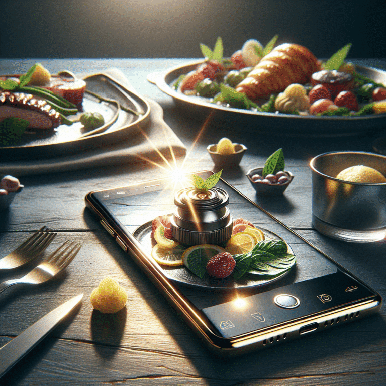 como tirar fotos de comida incríveis com seu smartphone