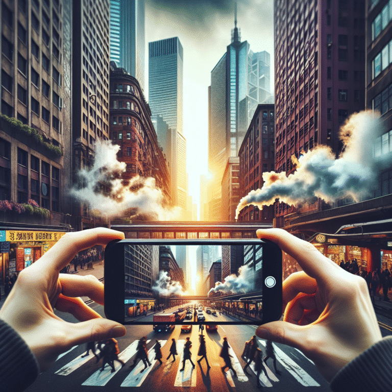 Inspiração para fotografia de rua com celular: capturando a vida urbana